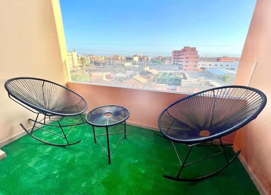 Cozy&Elegant Apartment/Pool/City Center/Gueliz มาร์ราเกช ภายนอก รูปภาพ